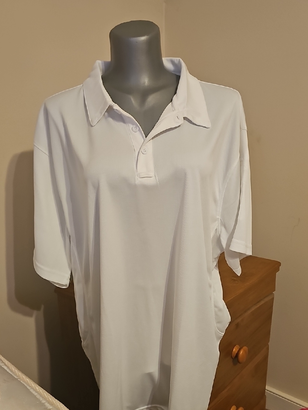 Classic White Polo Top - Men
